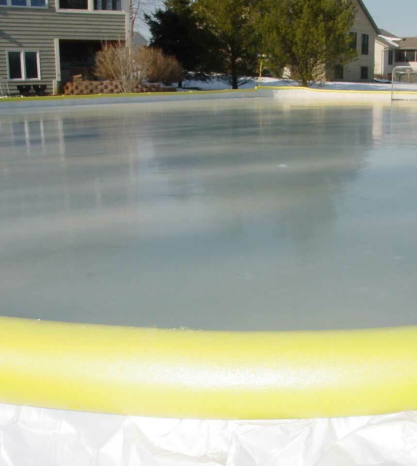 Smooth ice surface